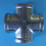 Pipe Fittings, Cross (With Clamp) BRCR-32X25A-W