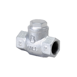 Malleable Valve, General-Purpose 10K Type, Check Valve (Lift Type) Screw-In, equipped with Reinforced PTFE Disc