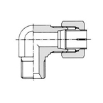 Flareless Fitting for Anti-Vibration Fitting NE Type Steel Pipe Type -Hose Connection Union Elbow (Female)