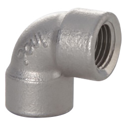 Stainless Steel Screw-in Pipe Fitting, 90° Elbow LL Type 304LL-65