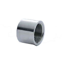 Stainless Steel Screw-in Pipe Fitting, C-Type Cap