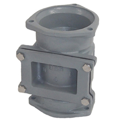 Flexible Fixing for Drainage Steel Pipe Socket for Full-water Test with Cleaning Spout (COS-T)