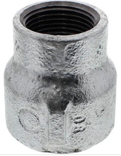 Screw-In Malleable Cast Iron Pipe Fitting, Reducing Socket RS-B-6X21/2