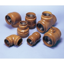 Continuous Feeding Pipe Fitting, Buried Socket VD-HBS-4X21/2