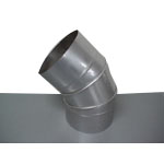Stainless Steel Duct Fitting 45° Section Bend SU-U-E4-275