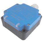 Proximity sensor standard function type, square shape/direct-current 3 wire type.Test distances: 40 mm and 50 mm KBP80-4-50MM