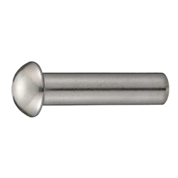 Thin, Flat Rivet/Round Rivet (Stainless Steel)