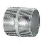 Stainless Steel Screw-In Pipe Fittings, Dual Nipples [N] SUS304-N-1/8B