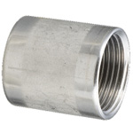 Stainless Steel Screw-in Pipe Fitting, Straight Socket "S" SUS304-S-21/2B