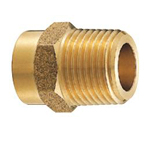 Copper Tube Fitting, Copper Tube Fitting for Hot Water Supply, Copper Tube External Threaded Socket (Bronze Rod) M154G-3/4X22.22