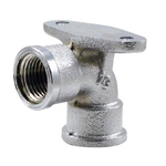 Auxiliary Material for Piping, Fitting, and Plumbing, Fitting for Water Supply Piping, Water Faucet Elbow with Inner Screw Reverse Mounting Tab MK87GC-20X13