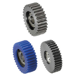 Spur Gears - Bearing Built-In, Pressure Angle 20° GEABD1.5-60-15