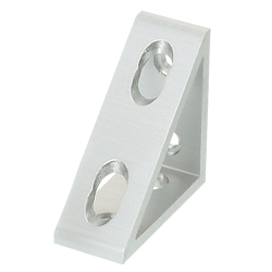 Triangle Brackets - For 1 Slot - For 6 Series (Slot Width 8mm) Aluminum Frames HBLDSW6-SST
