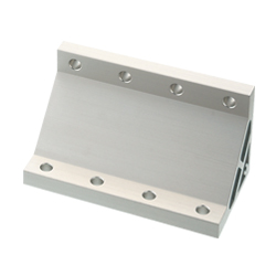 Extruded Brackets - For 3 or More Slots - For 8 Series (Slot Width 10mm) Aluminum Frames - Brackets for Heavy Load NBLUQ8-C-SSP