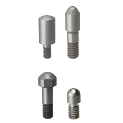 Locating Pins - Tip Shape Selectable (Tip Length Configurable-Threaded)