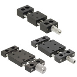 [Simplified Adjustments] X-Axis, Feed Screw - Standard/Large Handle, M6 Mounting Holes XKJL60-MMR-CLC