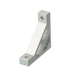 Extruded Brackets - For 1 Slot - For 6 Series (Slot Width 8mm) Aluminum Frames - Ultra Thick Brackets (Perpendicularly Machined) HBKUS6-SST