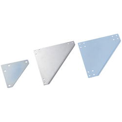 Sheet Metal Bracket For 5 Series (Slot Width 6mm) Aluminum Frames - Triangle-Shaped HPTCUL5-SET