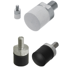 Silicon Rubber Pushers / Fluororubber Pushers - Threaded Type