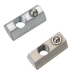 For 5 Series (Slot Width 6mm) - Post-Assembly Insertion - Spring Nuts / Pack (100/Pkg.)