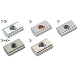 For 6 Series (Slot Width 8mm) - Post-Assembly Insertion - Stopper Nuts