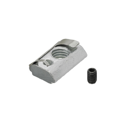 For 8 Series (Slot Width 10mm) - Post-Assembly Insertion - Lock Nuts with Leaf Springs