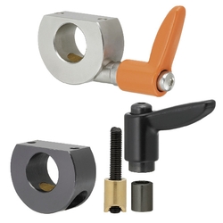 Shaft Collar Compact with Clamp Lever - Wedge - D Cut PSCWD12-M