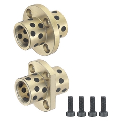 Flange Integrated Oil Free Bushings - Center Flanged MPCTZ8-20