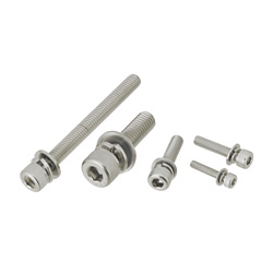 Hex Socket Head Cap Screws with Captured Washer - Standard, Material: SUS316L SSCBS3-12