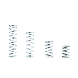 Round Wire Coil Springs/Deflection 45%/I.D. Referenced VUF10-25