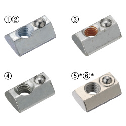 For 6 Series (Slot Width 8mm) - Post-Assembly Insertion - Spring Nuts HNTP6-3