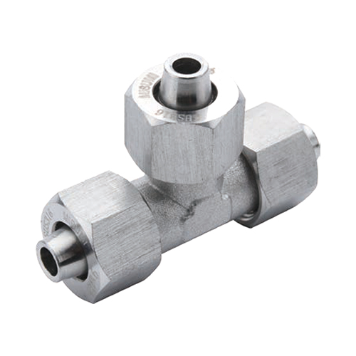 Compression Fitting Stainless Steel, Tees E-PACK-MSSNPE10-6