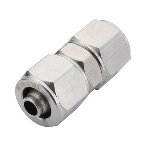Compression Fittings Brass, Straight Joint E-PACK-MBNPU10-8