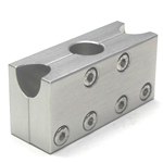 Round Pipe Joint Same-Diameter Hole Type 45° W Support
