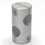 Stainless Steel, Round Hole Pipe Joint Cross 90° Hole PF3S200