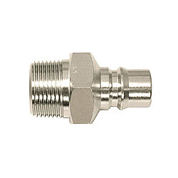 Hi Cupla Large Bore, Stainless Steel, Plug, PM Type (for Female Thread Mounting)