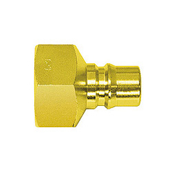 High Coupler, Large-Bore, Brass, PF