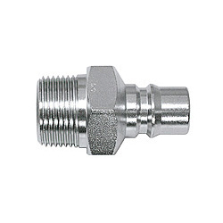 Hi Cupla Large Bore, Steel, Plug, PM Type (for Female Thread Mounting)