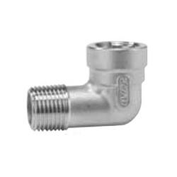 Stainless Steel Screw-in Pipe Fitting, Straight Elbow SL15A