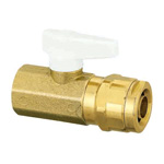 Double Lock Valve, WB2, Tapered Female Screw, Single-Touch Detachable Handle