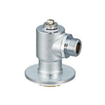 Double Lock Valve, WB11L Type, Angled Ball Valve for Toilets, Screwdriver Type