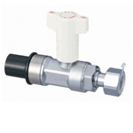 CBL26 Type, Ball Valve with Check Valve, HIVP x Adapter with Nut Angle Type