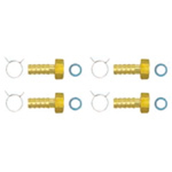 Circulation Inlet "JUN-O," Non-Polar Circulation Inlet Hose Fixture Set, 13A × G1/2, Made of Brass