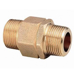 Metal Piping Fitting, Rotation Nipple, Tapered Male Screw