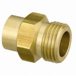 Fitting for Copper Tube, Male Adapter, G Screw Mounted, Made of Brass