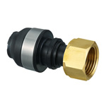 Circulation Port, "JUN-O" Fitting for Plastic Pipe, WPJ18 Type, Adapter with Nut, Dedicated for Reheating Piping