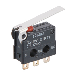 Sealed Super-Ultra-Small Basic Switch [D2JW] D2JW-01K1A1