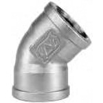 Stainless Steel Screw-in Pipe Fitting - 45° Elbow 45L SCS13-45L-1B