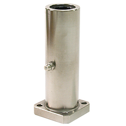 Linear Bushing With Flange, Long, LFLK Type, Square Flange, With Lubrication Hole