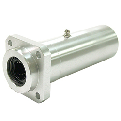 Linear Bush Housing with Flange LFWLB Type Long Boss Position Square Flange Aluminum Case Lubrication Hole LFWLB25A
